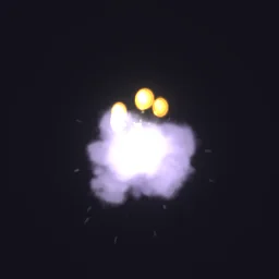 Enemy Defeat Coin Drop particle effect