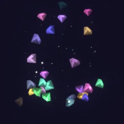 Gem Shower particle effect