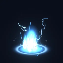 Lightning Charge Aura particle effect