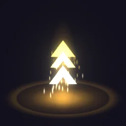 Tower Upgrade particle effect