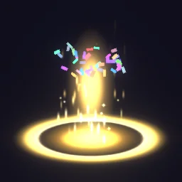 Win Pad particle effect