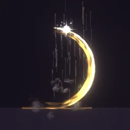 Rising Uppercut particle effect