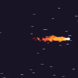 Afterburner particle effect