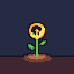 Crop Growing particle effect