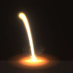 Molten Metal Pour particle effect
