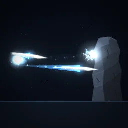 Ice lance volley particle effect