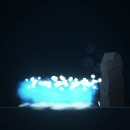 Tidal crash particle effect