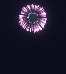 Firework Peony particle effect