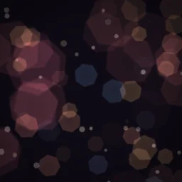 Efeito de partículas Luzes Bokeh