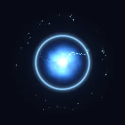 Efeito de partículas Orbe de Energia Brilhante