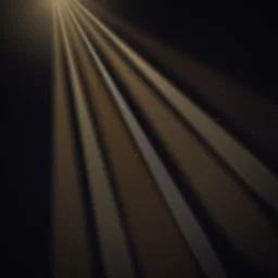 Efeito de partículas Raios de Luz