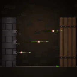 Poison dart trap particle effect