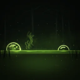 Toxic swamp particle effect