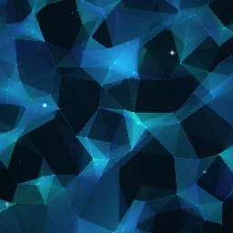 Efeito de partículas Fundo triangular low poly