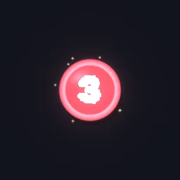 Notification Badge Pop particle effect