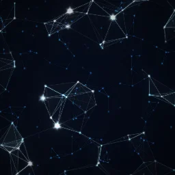 Efeito de partículas Fundo de rede Plexus