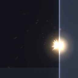 Ricochet: Metal particle effect