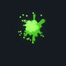 Slime Wall Splat particle effect