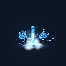 Water Splash Burst particle effect