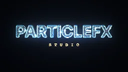 Efeito de partículas Revelação de Logo de Jogo