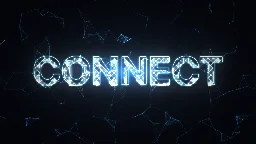 Efeito de partículas Revelação de Wordmark Plexus