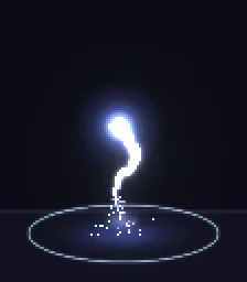 Pixel Art Soul Release particle effect