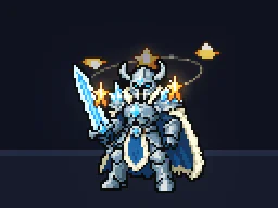 Pixel Art Stun Stars particle effect