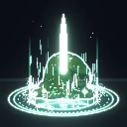 Pixel Art Summon Circle particle effect