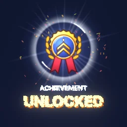 Achievement Unlocked particle effect