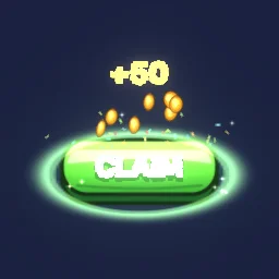 Claim Button particle effect