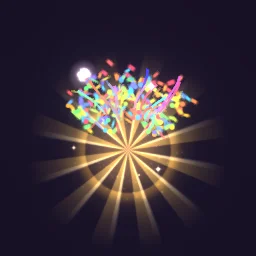 Congratulations Confetti Burst particle effect
