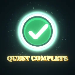 Quest Complete particle effect
