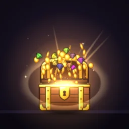 Treasure Chest particle effect
