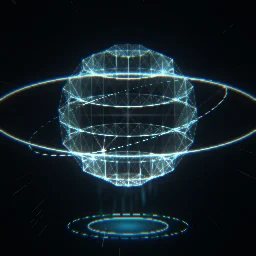 Efeito de partículas Ignição do Globo Holográfico