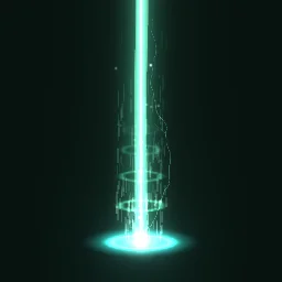 Teleporter Beam particle effect