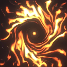 Fire Vortex (Top-Down) particle effect