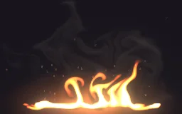 Ground Fire Hazard particle effect