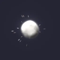 Hit Smoke Puff particle effect