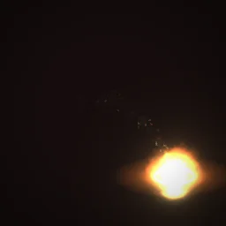 Fireball particle effect
