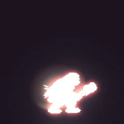 被弾スクワッシュのパーティクルエフェクト