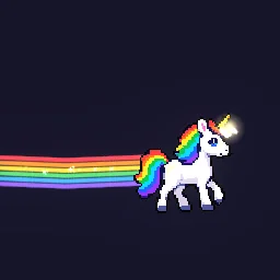 Rainbow Dash particle effect