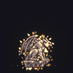 Stone Awakening particle effect