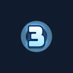 Countdown 3 2 1 Text particle effect
