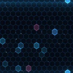 Efeito de partículas Grade Hexagonal em Loop