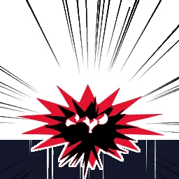 Efeito de partículas Impacto no Chão de Anime