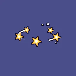 Cartoon Dizzy Stars, free game effect