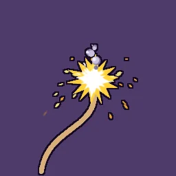 Cartoon Fuse Spark, free game effect