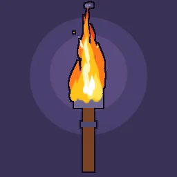 Cartoon Torch Fire, free game effect