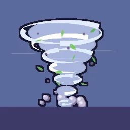 Cartoon Wind Tornado, free game effect