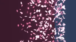 Petal Transition particle effect